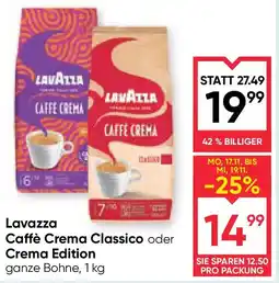 Maximarkt Lavazza caffè crema classico oder crema edition Angebot