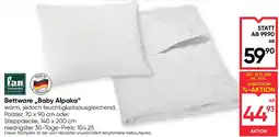 Maximarkt Bettware Baby Alpaka Angebot