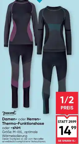 Maximarkt Damen- oder Herren-Thermo-Funktionshose oder -shirt Angebot