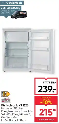 Maximarkt Kühlschrank KS 1526 Angebot