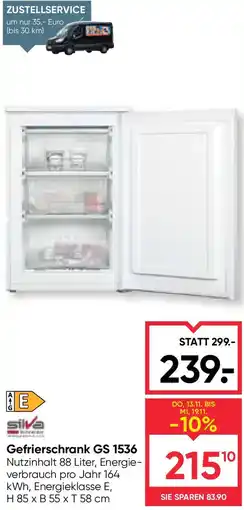 Maximarkt Gefrierschrank GS 1536 Angebot