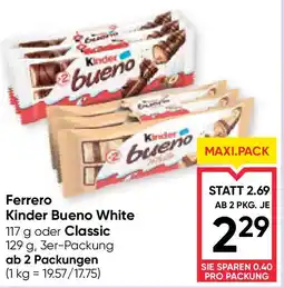 Maximarkt Ferrero kinder bueno white Angebot