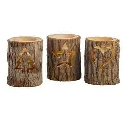 Möbelix Kerze im Glas im Baumstamm „SILKE“ 67950141 Möbelix Angebot
