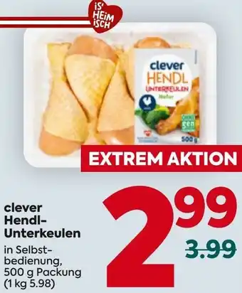 Clever Hendl- Unterkeulen
