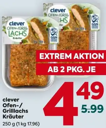 Clever Ofen-/ Grilllachs Kräuter