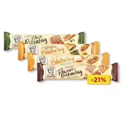 Unimarkt Pizzateig, Plunderteig, Dinkel-Blätterteig oder Flammkuchenteig Unimarkt Angebot