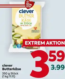 Billa clever Butterkäse Angebot