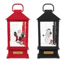 Lidl LED-Laterne Mit Schneegestöber-Effekt und Musik Lidl Angebot