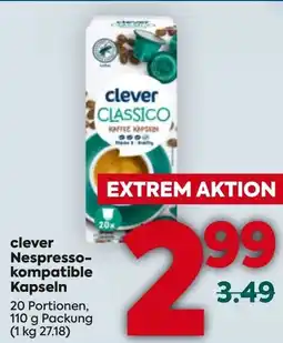 Billa clever Nespresso- kompatible Kapseln Angebot