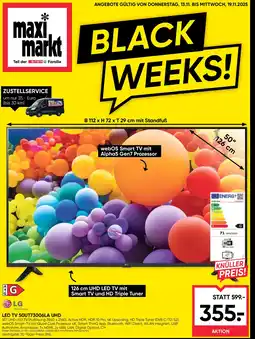 Maximarkt Led tv 50ut73006la uhd Angebot