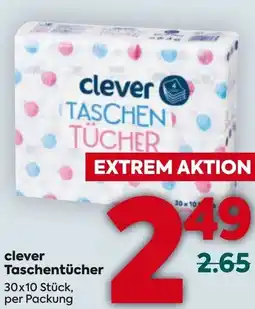 Billa clever Taschentücher Angebot