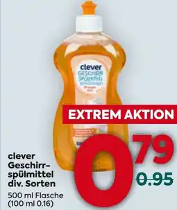 Billa clever Geschirr- spülmittel Angebot