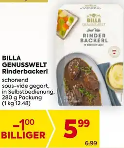 Billa BILLA GENUSSWELT Rinderbackerl Angebot