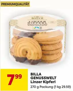 Billa BILLA GENUSSWELT Linzer Kipferl Angebot