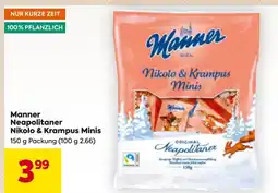 Billa Manner Neapolitaner Nikolo & Krampus Minis Angebot