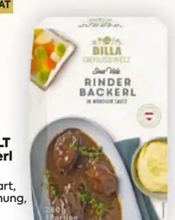 Billa Billa Genusswelt Rinderbackerl Angebot