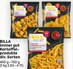Billa Billa immer gut Kartoffelprodukte Angebot