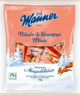 Billa Manner Nikolo & Krampus Neapolitaner Minis Angebot