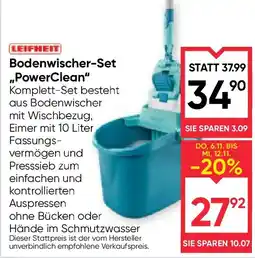 Maximarkt Bodenwischer-Set Angebot