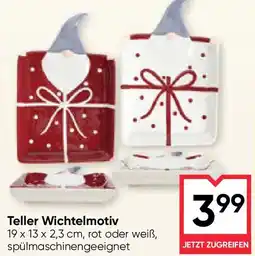 Maximarkt Teller Wichtelmotiv Angebot