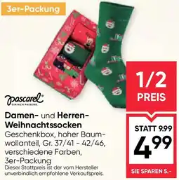 Maximarkt Damen- und Herren- Weihnachtssocken Angebot