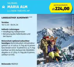 Hofer Reisen Salzburg maria alm Angebot