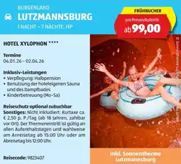 Hofer Reisen Burgenland lutzmannsburg Angebot