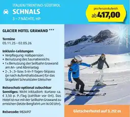 Hofer Reisen Schnals Angebot