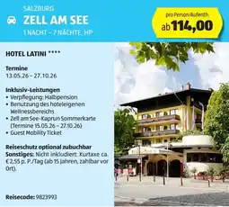 Hofer Reisen Zell am see Angebot