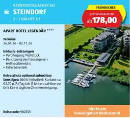Hofer Reisen Steindorf Angebot
