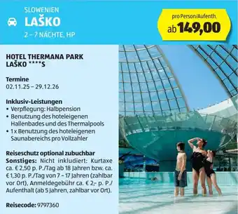 Hofer Reisen Laško Angebot