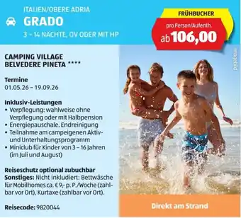 Hofer Reisen Grado Angebot