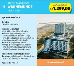 Hofer Reisen Warnemünde Angebot