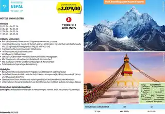 Hofer Reisen Nepal Angebot