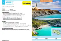 Hofer Reisen Menorca Angebot