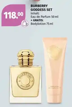 Müller Burberry goddess set Angebot