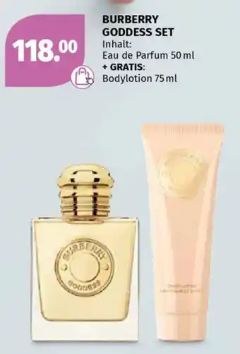 Müller Burberry goddess set Angebot