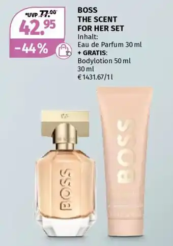 Müller The scent for her set Angebot