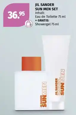 Müller Jil sander sun men set Angebot