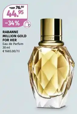 Müller Rabanne million gold for her Angebot