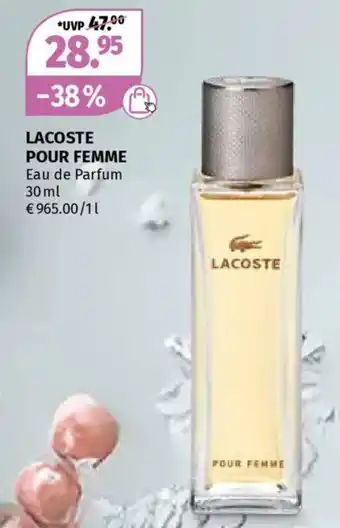 Müller Lacoste pour femme Angebot