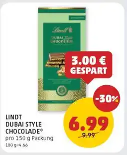 PENNY LINDT DUBAI STYLE CHOCOLADE Angebot