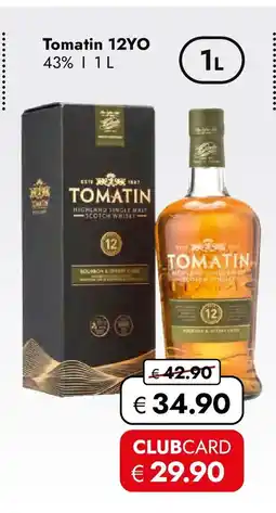 Travel FREE Tomatin 12YO Angebot