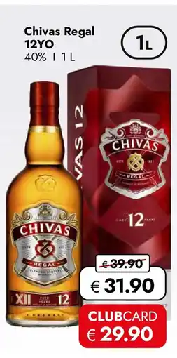 Travel FREE Chivas Regal 12YO Angebot