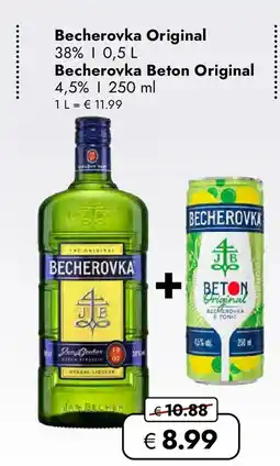 Travel FREE Becherovka Original Angebot