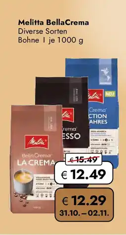 Travel FREE Melitta Bella Crema Angebot