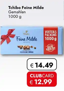 Travel FREE Tchibo Feine Milde Angebot