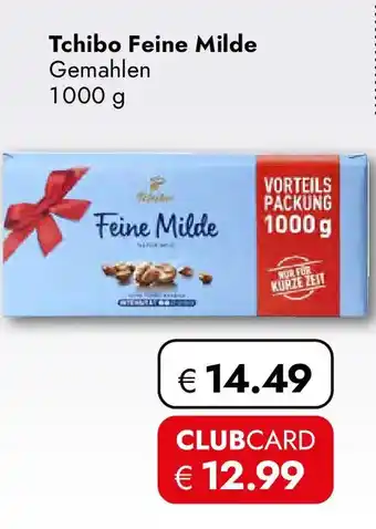 Travel FREE Tchibo Feine Milde Angebot