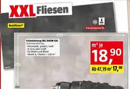 Bauhaus Feinsteinzeug BIG SHOW XXL Angebot