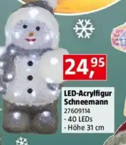 Bauhaus LED-Acrylfigur Schneemann Angebot